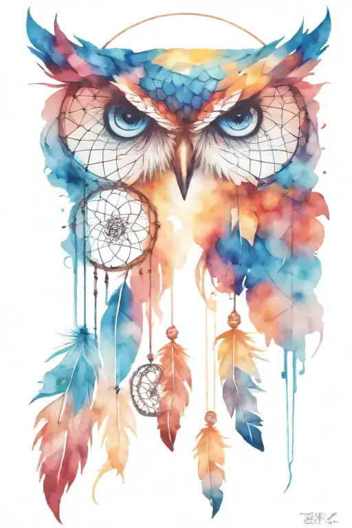 Owl Dream Catcher Entangled