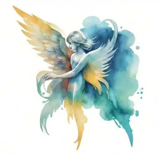 Angel Brush With Wings