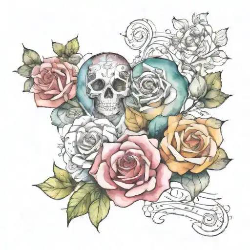 Sleeve Incorporating My Kids Names Theodore And Rose