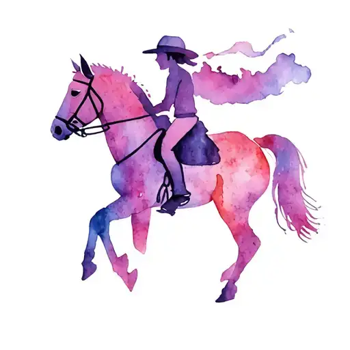 Sausage Riding A Horse