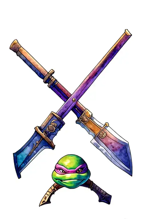 Ninja Turtle Shells & Weapons