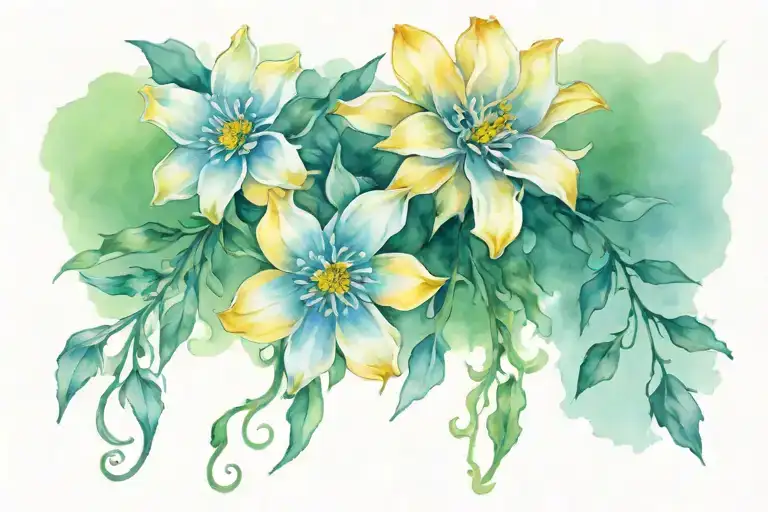 Dafodil Daisy Mums Vines