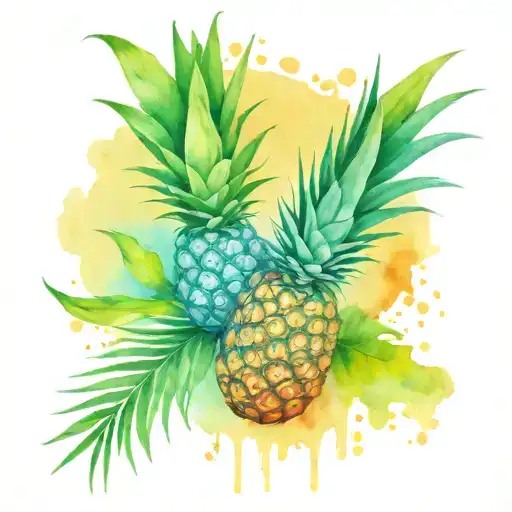 Pineapple With Cardinal Direction North South