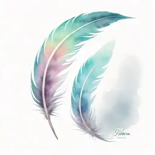 Feather With Heart