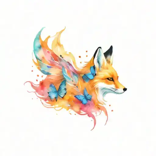 Fox And Butterfly Wings