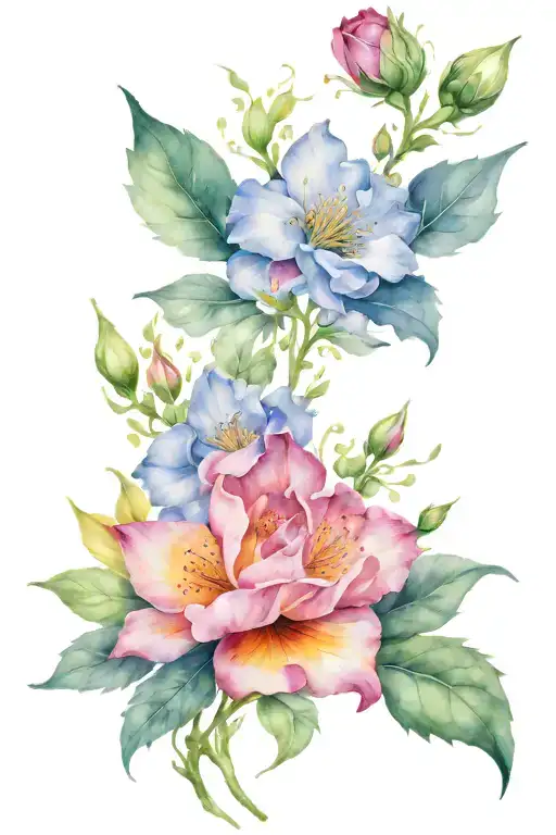 June August And October Birth Flower