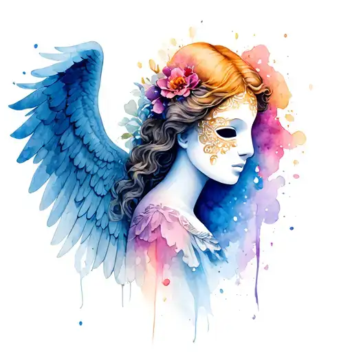 Angel And Mask