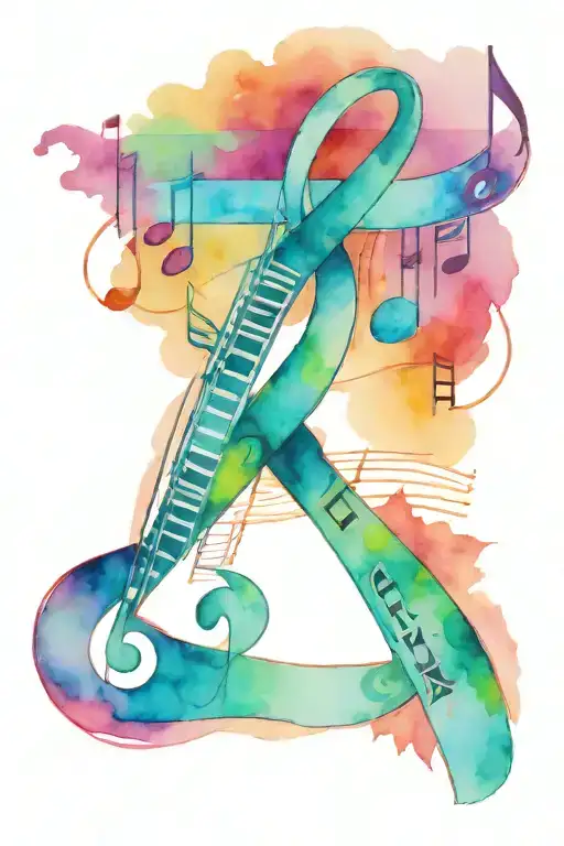 Music Notes And 3 Names Incorporated