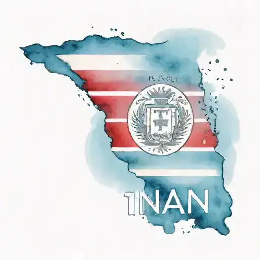 Trinidad Flag Colours With The Word 'Nan'