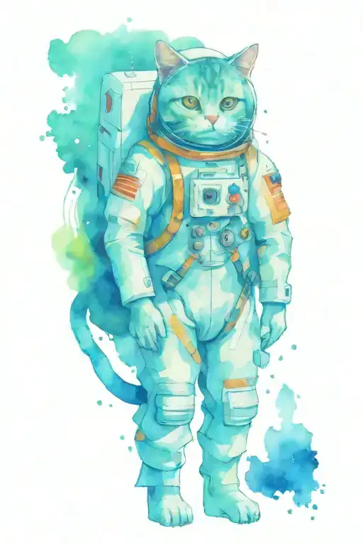 Spaceman Cat