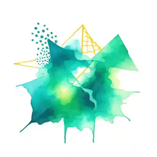 An Abstract Dotwork Tattoo Representing The Intersection Of Teaching And Special Needs