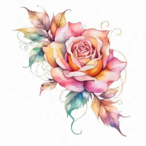 Pisces Rose Intertwined