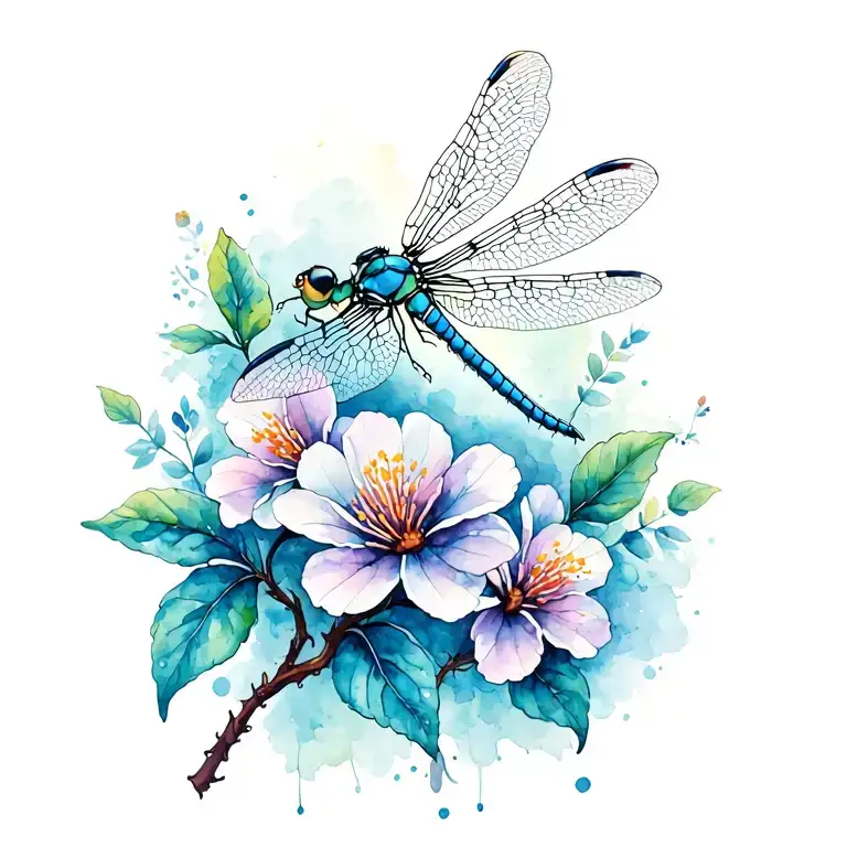 Dragonfly Blossom Flowers