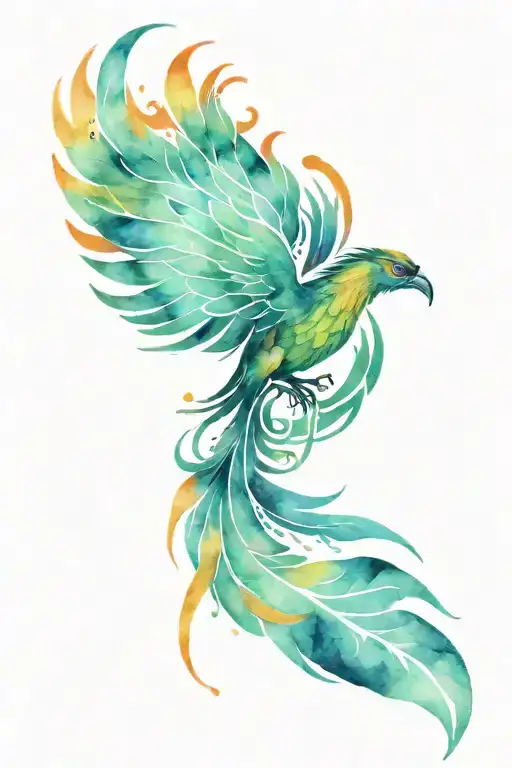 Phoenix Rising From The Ashes