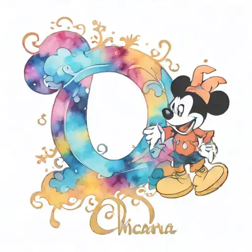 Stitch Ohana Mickey Sorcerer Infinity Symbol