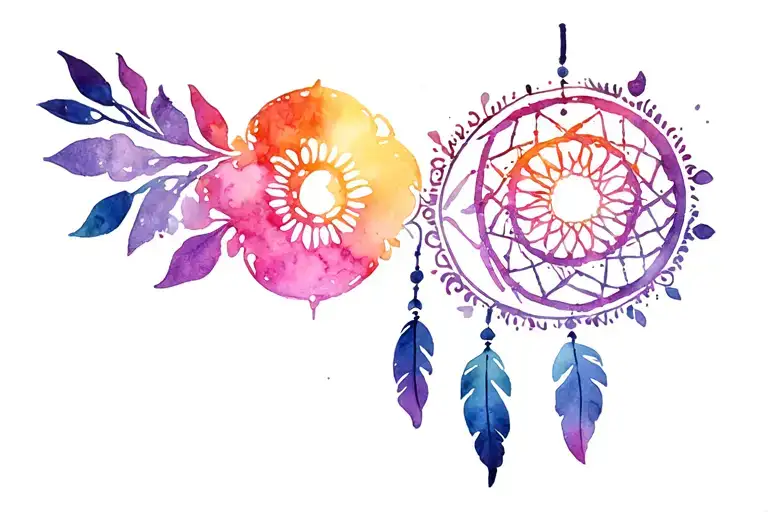 Elegant Lace Sun Dream Catcher