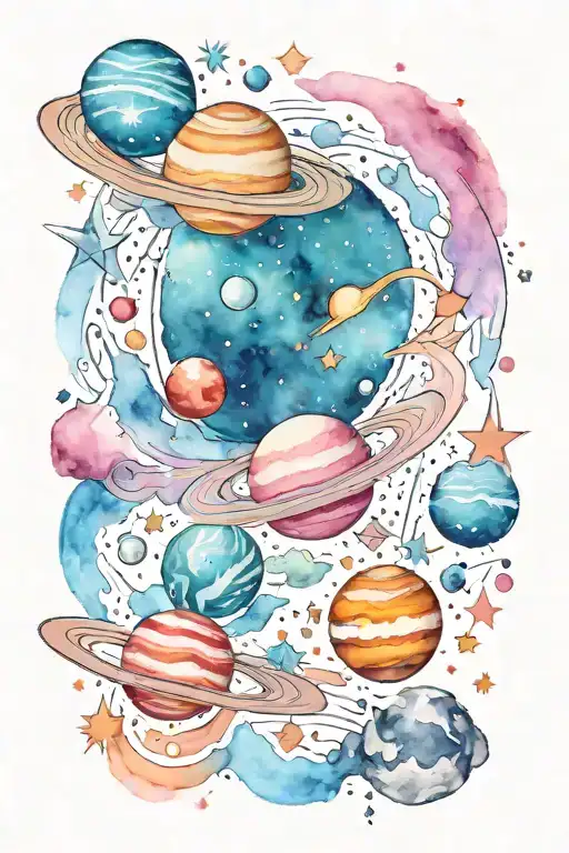 Space Stars And Planets