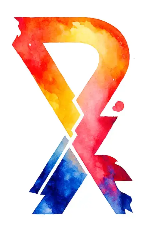 Aquaman Logo Merged With Gemini Sign