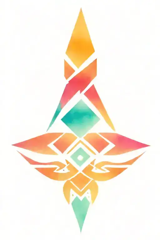 Borderless Tribal Tattoo Design