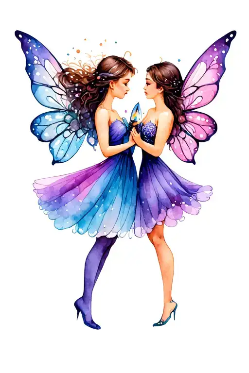 Fairy Playing Together