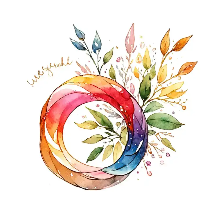 Perlenarmband Tattoo Flash Design