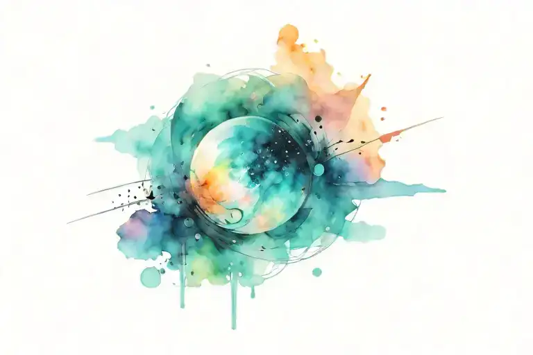 Space Without Large Planets And A Black Hole