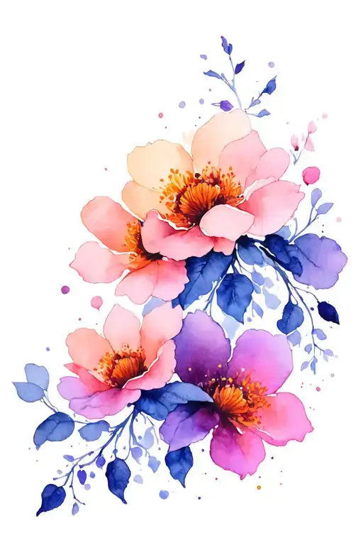 Bloom Of Life And Tree