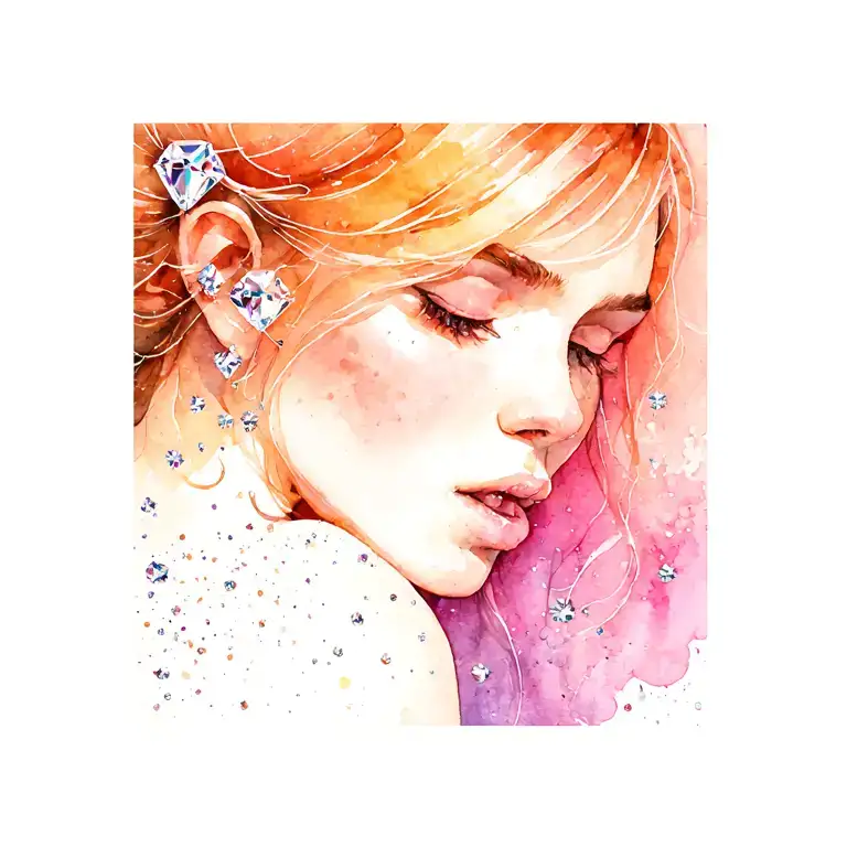 Tammy With Diamonds And Sparkles Scattered