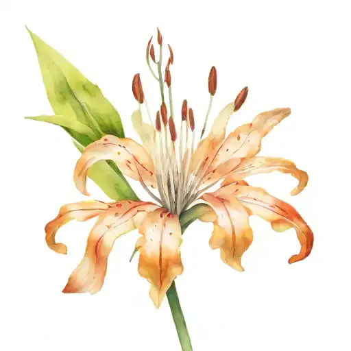 Red Spider Lily Flower