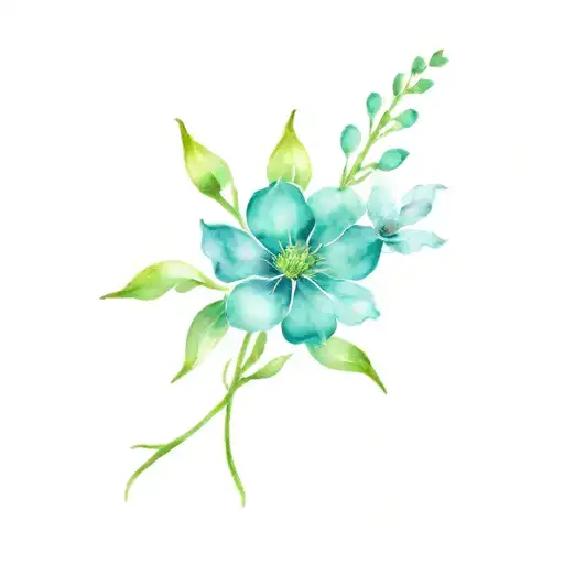 May And October Birth Flower Intertwined