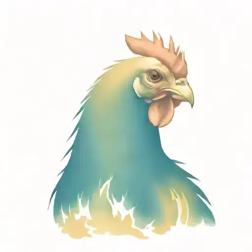 Chicken With Beach Sunset