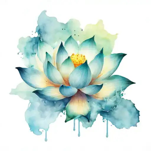 Lotus Flower Surrounded By Black Hands