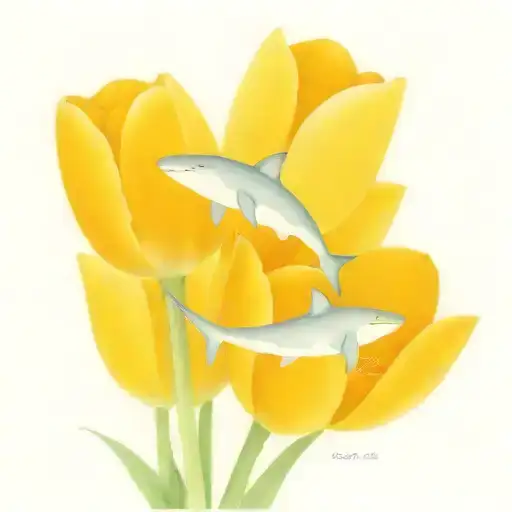 Tulips And A Shark