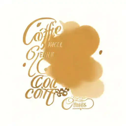 A Tattoo Of A Taylor Swift Lyric Intertwined With Coffee Beans And A Vintage Book