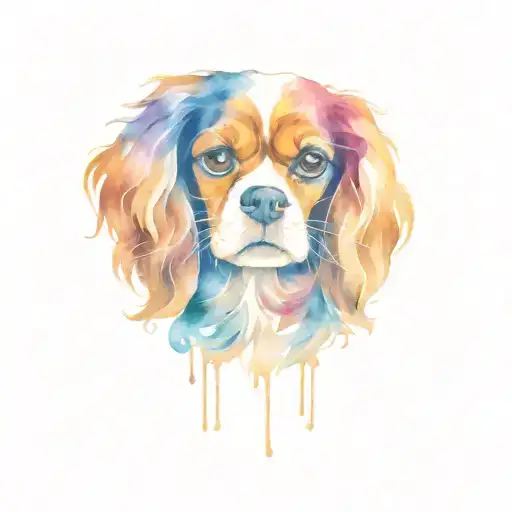 Cavalier King Charles With A Gun