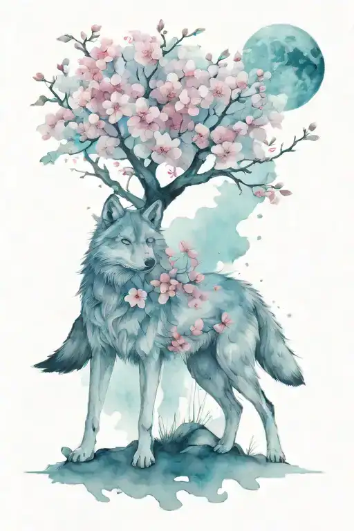 Wolf Cherry Blossom Tree