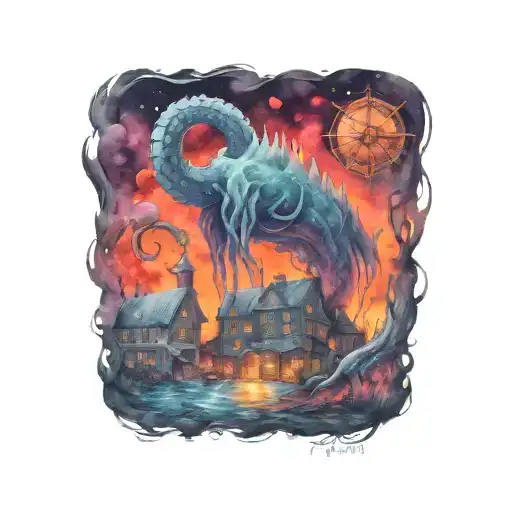 Lovecraftian Horror Town