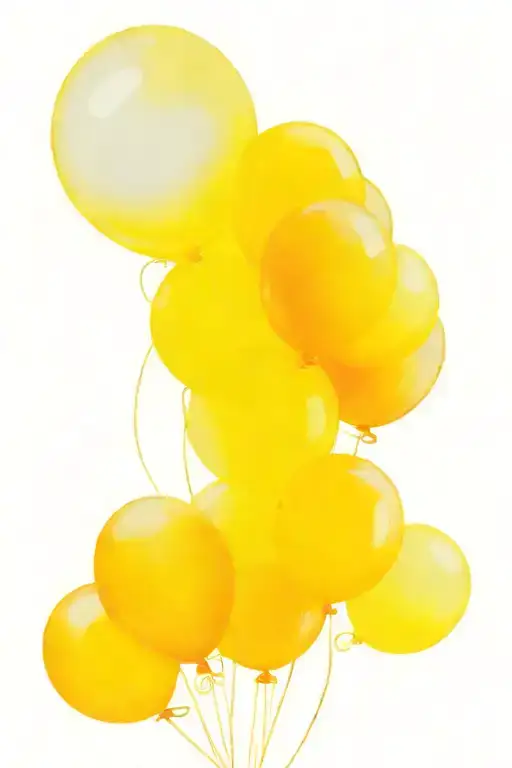 Astronaut Holding 4 Balloons