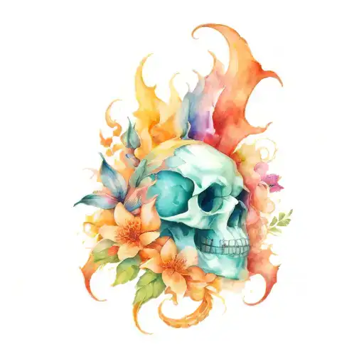 Dragon Skull Flowers