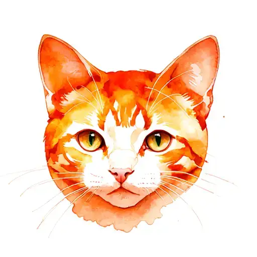 Samwise Gamgee Body Orange Cat Head