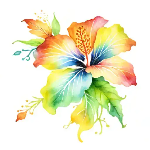 Rainbow Hibiscus