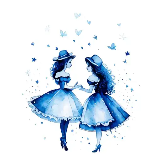 Alice And Wonderland Medium Size Dark