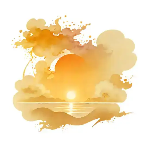 Sunset Beach Cirrus Cloud