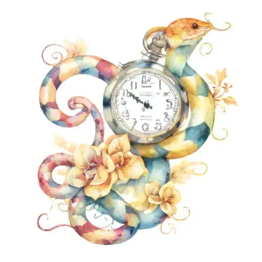 Long Snake Money And Time Piece