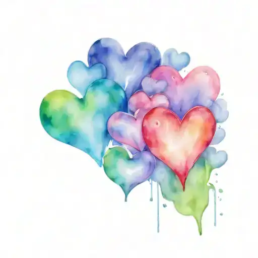 Rainbow Hearts