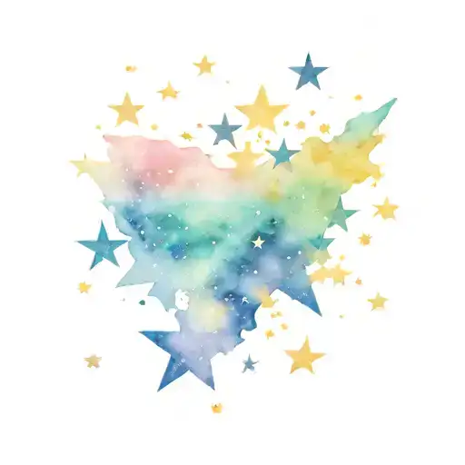 Galaxy & Stars Scattered