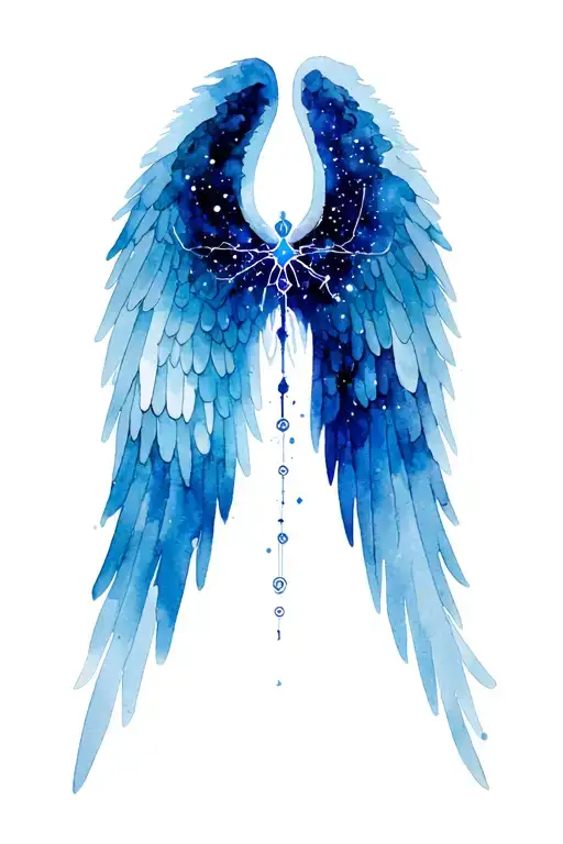 Constellation Du Cancer Zodiac Sign Incorporated Angel Wings