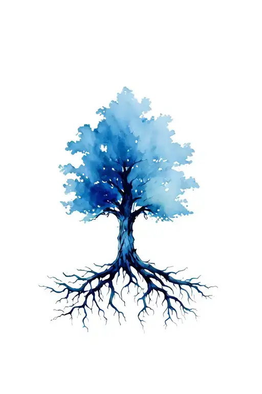 Tree With Roots That Turn Into Audio Cables