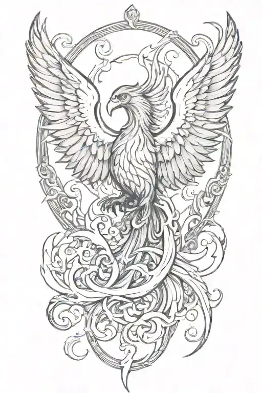 Phoenix Rising From Ashes