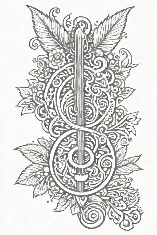 Music Peace And Love Inspired Design